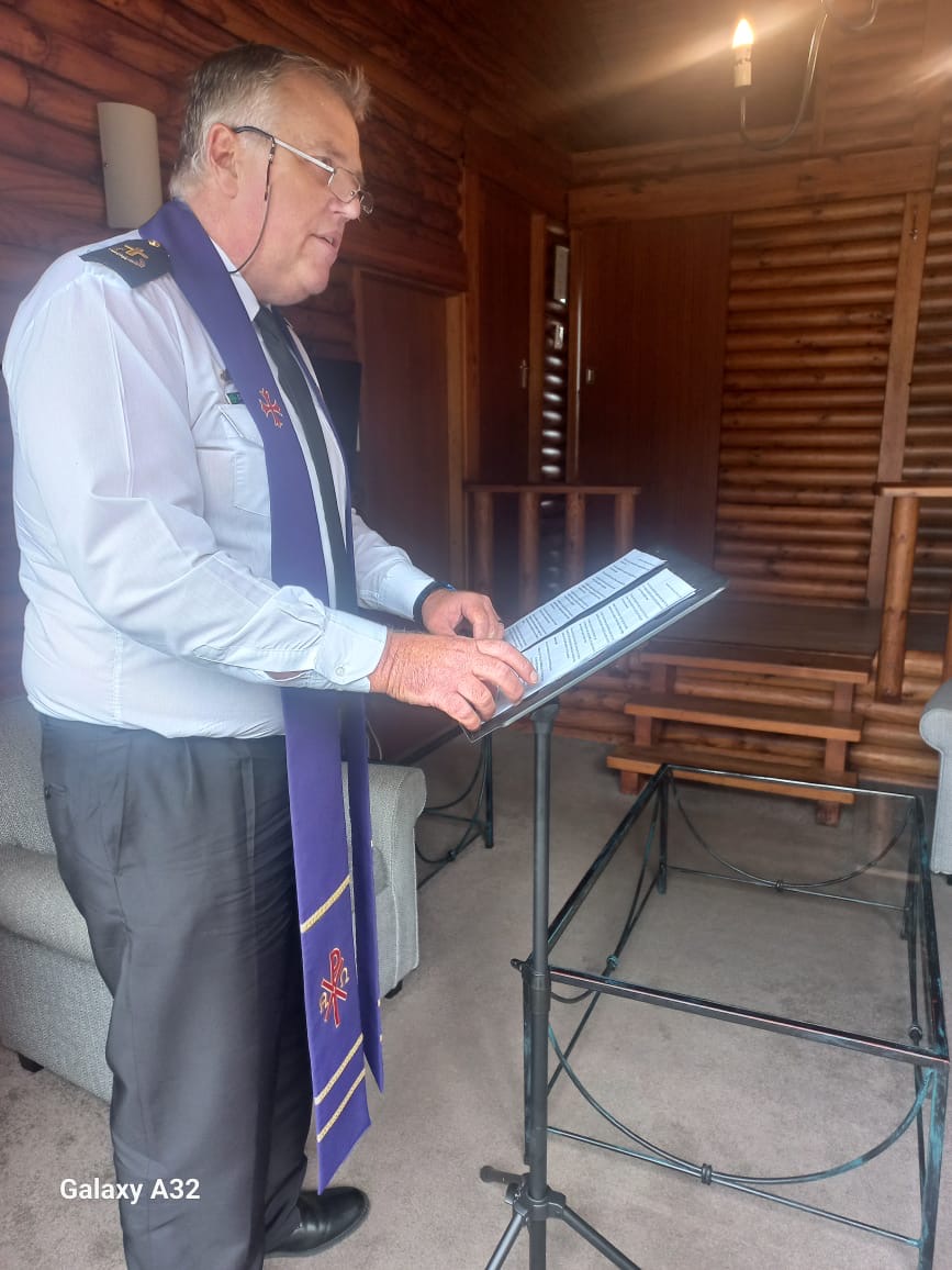 Wedding ceremony by Dr. Gerrit Rademeyer in Memel