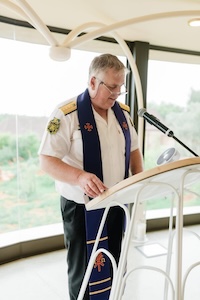 Wedding ceremony by Dr. Gerrit Rademeyer in Memel