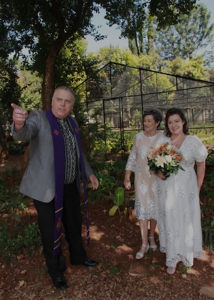Wedding ceremony by Dr. Gerrit Rademeyer in Memel