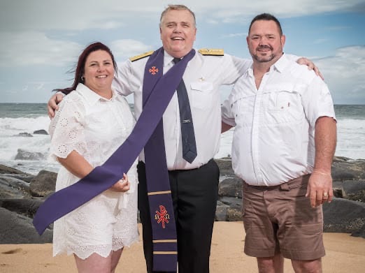 Wedding ceremony by Dr. Gerrit Rademeyer in Memel